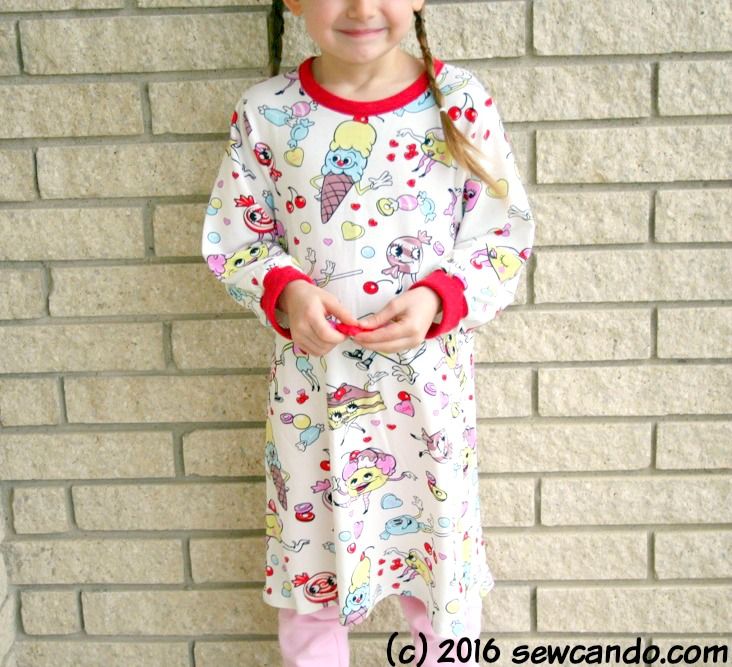 Sew Can Do Make Your Own Knit Fabric Nightgown & Pattern